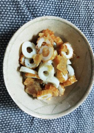 竹輪と梅肉の和え物-レシピのメイン写真