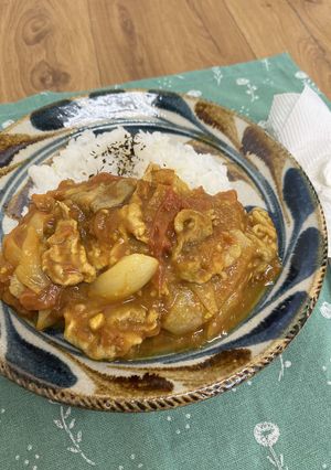 フレッシュトマトの無水カレー-レシピのメイン写真