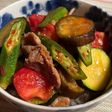 【夏バテ予防】夏野菜の甘辛スタミナ丼