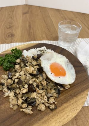 なすのコンソメそぼろごはん-レシピのメイン写真