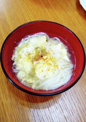 残りそうめんでお味噌汁-レシピのメイン写真