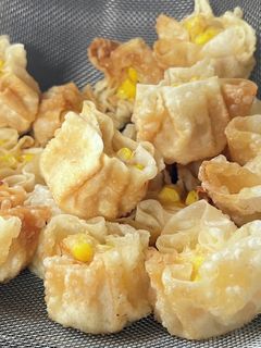 コーンとツナの包み揚げ-レシピのメイン写真
