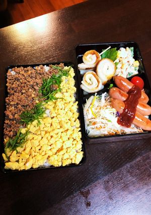 ★焼肉のタレで！そぼろ弁当★-レシピのメイン写真