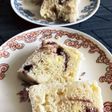 ブルーベリーとクリームチーズの蒸しパン