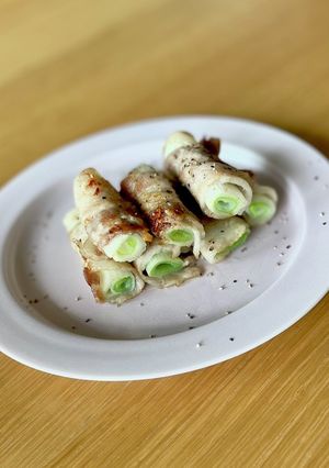 包丁いらず！豚バラのネギ巻き-レシピのメイン写真