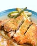 鶏肉と本しめじのスカロッピーネ(ソテー)