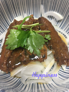 淡路島の新玉ねぎで鰯の蒲焼丼-レシピのメイン写真