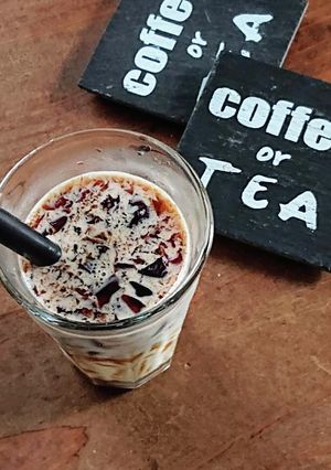 準備5分★コーヒーゼリー牛乳-レシピのメイン写真
