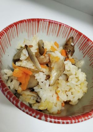 煎り大豆の炊き込みご飯-レシピのメイン写真