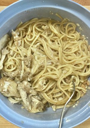 レンジ・舞茸とクミンの和風パスタ-レシピのメイン写真