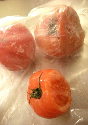 トマト缶いらず♪　トマトの冷凍保存-レシピのメイン写真