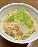新たまねぎとホタテの炊き込みご飯