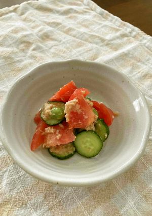 火を使わない!夏野菜の中華サラダ-レシピのメイン写真
