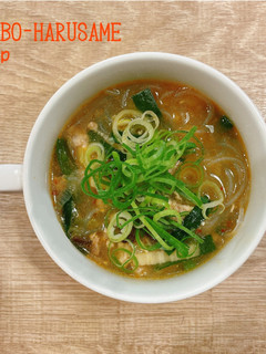 食べるスープ『麻婆春雨スープ』-レシピのメイン写真