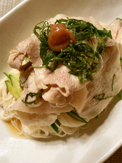 【夏バテ予防】豚しゃぶそうめん-レシピのメイン写真