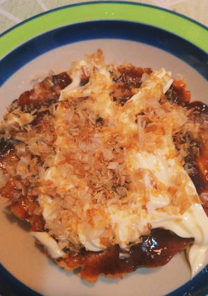 アレンジ　米粉のお好み焼き-レシピのメイン写真