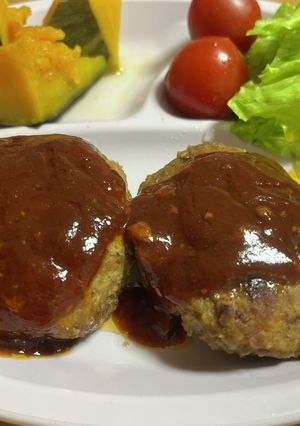 ハンバーグ-レシピのメイン写真