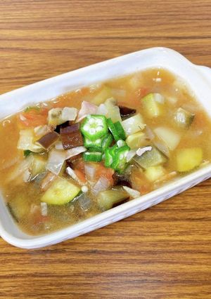 夏野菜たっぷりミネストローネ-レシピのメイン写真
