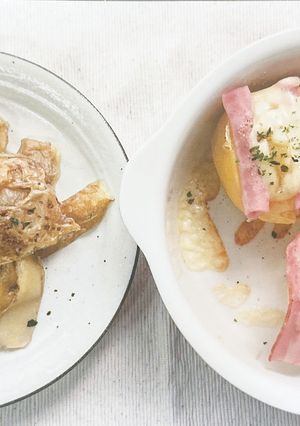 ベーコンチーズはさみ焼きとじゃがチップス-レシピのメイン写真