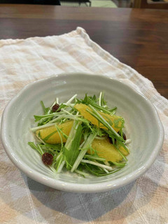 水菜のオレンジサラダ-レシピのメイン写真
