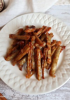 ごぼうの甘辛揚げ-レシピのメイン写真