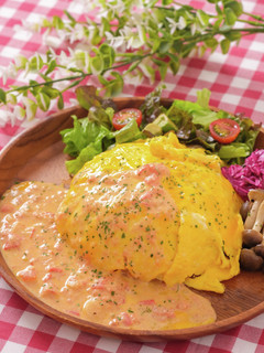 トマト味のチキンでオムライス♪-レシピのメイン写真