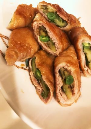 茄子とインゲンの豚バラ巻き-レシピのメイン写真
