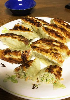 鶏ひき肉の家庭の餃子 母の味-レシピのメイン写真