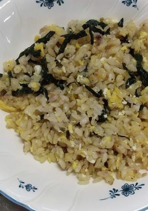 簡単 生ワカメの卵炒飯-レシピのメイン写真