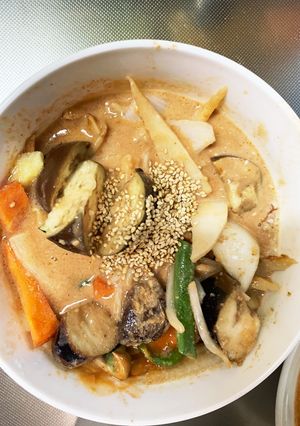 肉無チクワきな粉本格ナポリタン味野菜炒め-レシピのメイン写真