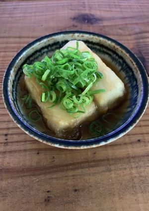 揚げない!簡単!甘い関西風揚げ出し豆腐!-レシピのメイン写真