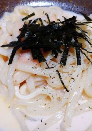 冷凍うどんで簡単たらこうどん！-レシピのメイン写真