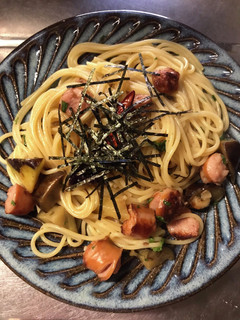 茄子とソーセージのパスタ-レシピのメイン写真