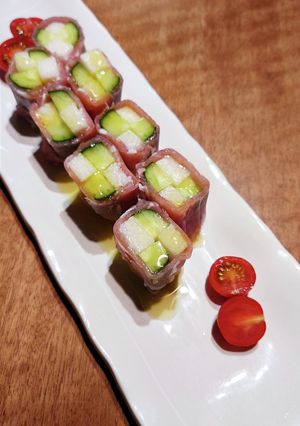 長いもときゅうりの生ハム巻き-レシピのメイン写真