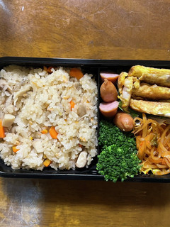 炊き込みご飯弁当-レシピのメイン写真
