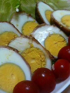 お弁当に☆肉巻きゆで卵の甘辛煮-レシピのメイン写真
