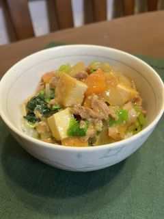 厚揚げの四川煮込み丼-レシピのメイン写真