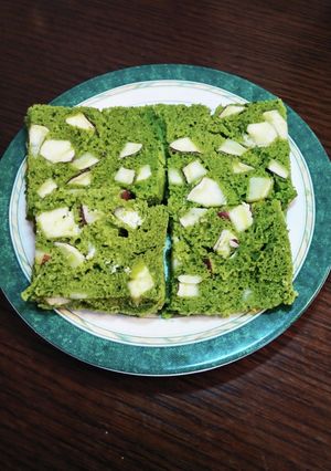 ふわふわ☆さつまいも抹茶蒸しパン-レシピのメイン写真