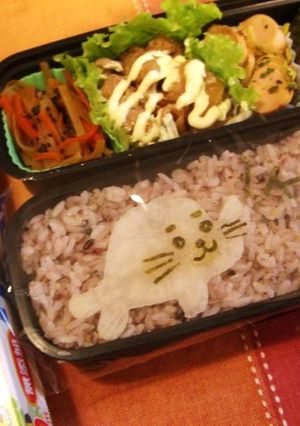 これでキャラ弁パーツが蓋にくっつかない！-レシピのメイン写真