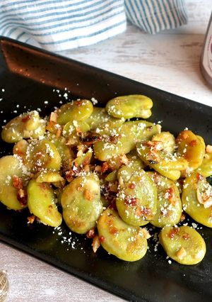 そら豆のチーズ醤油糀和え-レシピのメイン写真