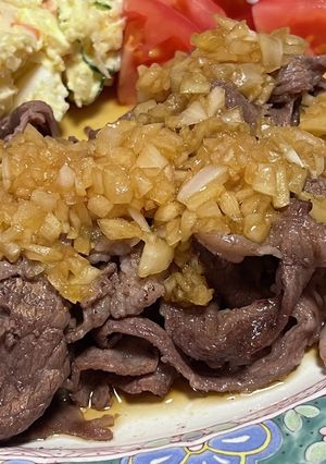 焼きしゃぶ♡万能オニオンドレッシングがけ-レシピのメイン写真
