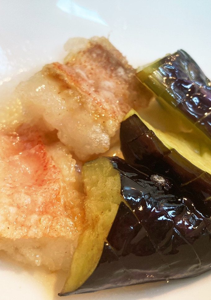 白身魚と茄子の揚げ浸し-レシピのメイン写真