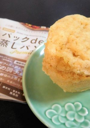 レンジで簡単♪ きなこメープル蒸しパン-レシピのメイン写真