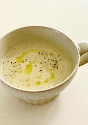 じゃがいもと玉ねぎのつぶつぶスープ-レシピのメイン写真
