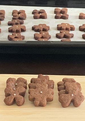 楽しい！ココア型抜きクッキー！-レシピのメイン写真