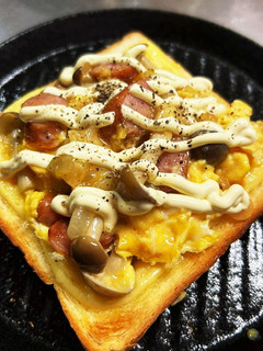 ふんわり卵の休日トースト〜ブランチに〜-レシピのメイン写真