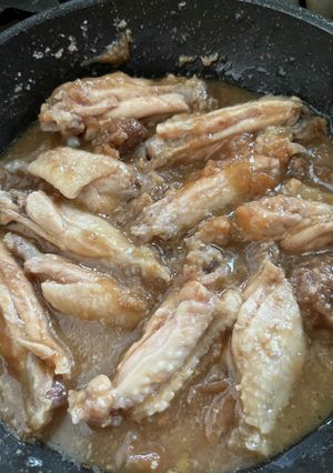 さしすで作る鶏手羽のさっぱり煮-レシピのメイン写真
