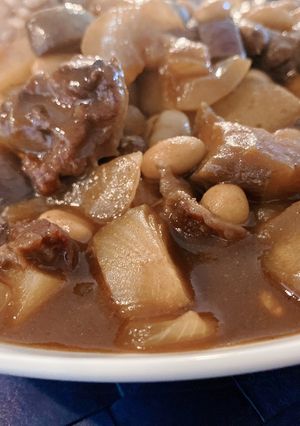 夏にさっぱり牛すじ豆カレー-レシピのメイン写真
