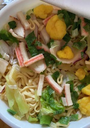 激美味　カップヌードル　カップ麺-レシピのメイン写真