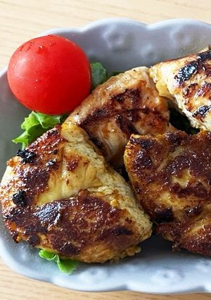 シンプル♪鶏ササミ梅肉和えとカレー味-レシピのメイン写真
